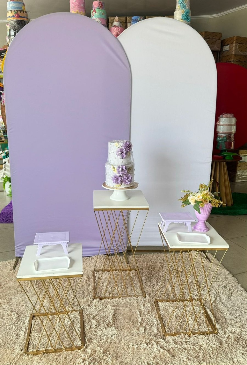 Romano Lilas + Branco Com Luxo 1 Trançada - suh pegue monte 