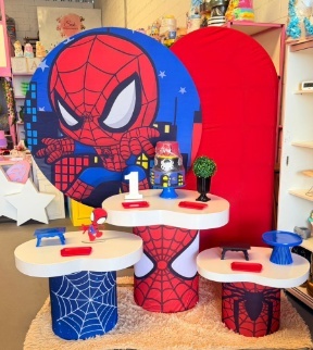 Homem Aranha Baby + Romano E  Cilindro Organico - suh pegue monte 