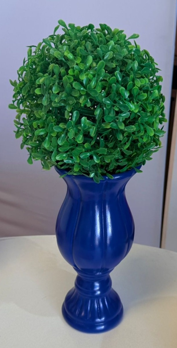 Vaso Ceramica Azul +Buchinha  - suh pegue monte 