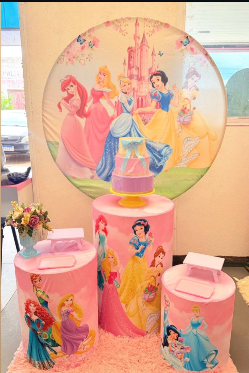 Princesas 1 + Cilindro Personalizado - suh pegue monte 