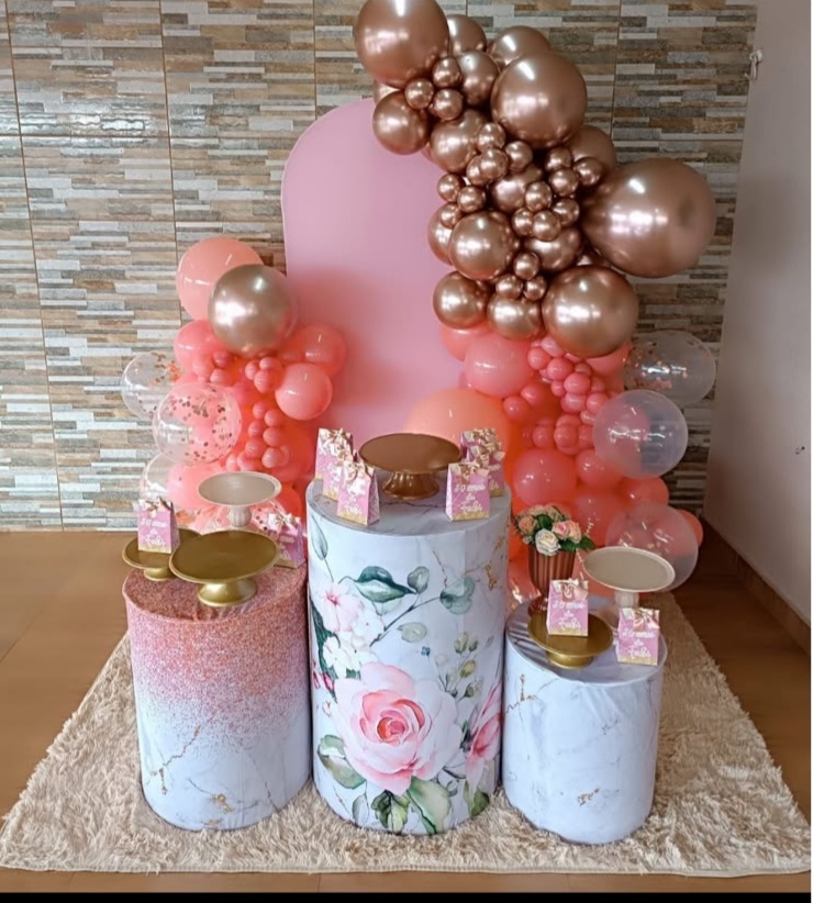 Romano Rosa Bebe + Cilindros Kit Evento - suh pegue monte 