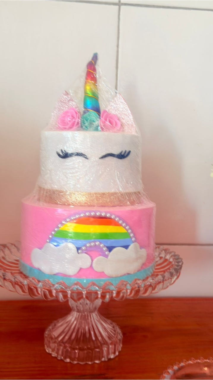 Bolo Fake Unicornio  - suh pegue monte 
