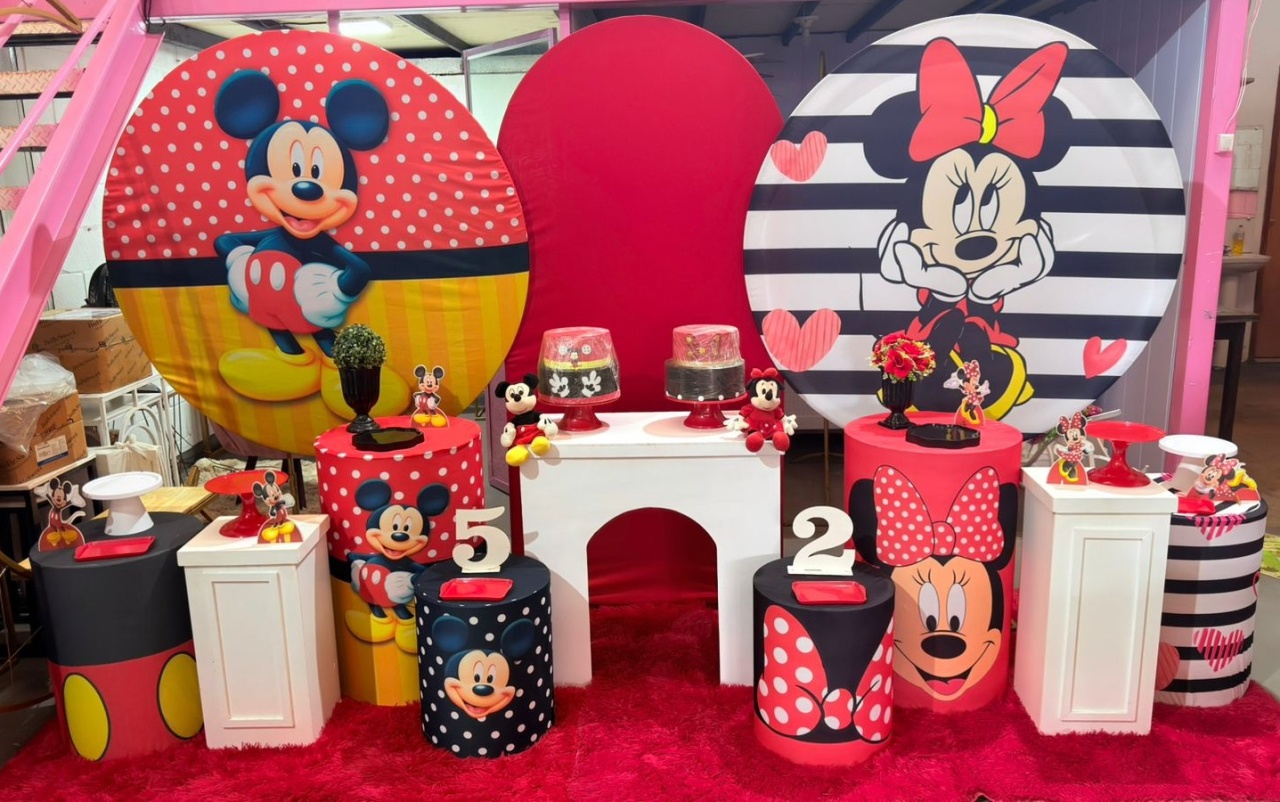 Mickey + Minnie Vermelha + Romano Vermelho  - suh pegue monte 