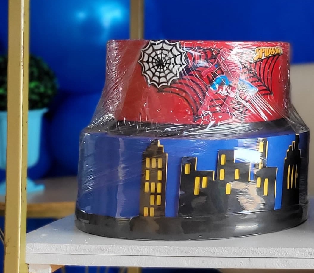 Bolo Fake Homem Aranha 2 - suh pegue monte 