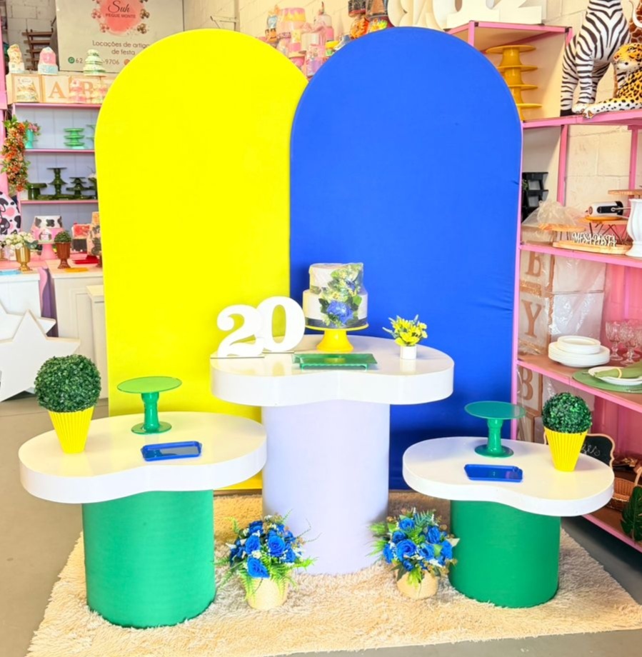 Romano Azul + Amarelo E Organicos + ( Brasil ) Com Happy Mdf - suh pegue monte 