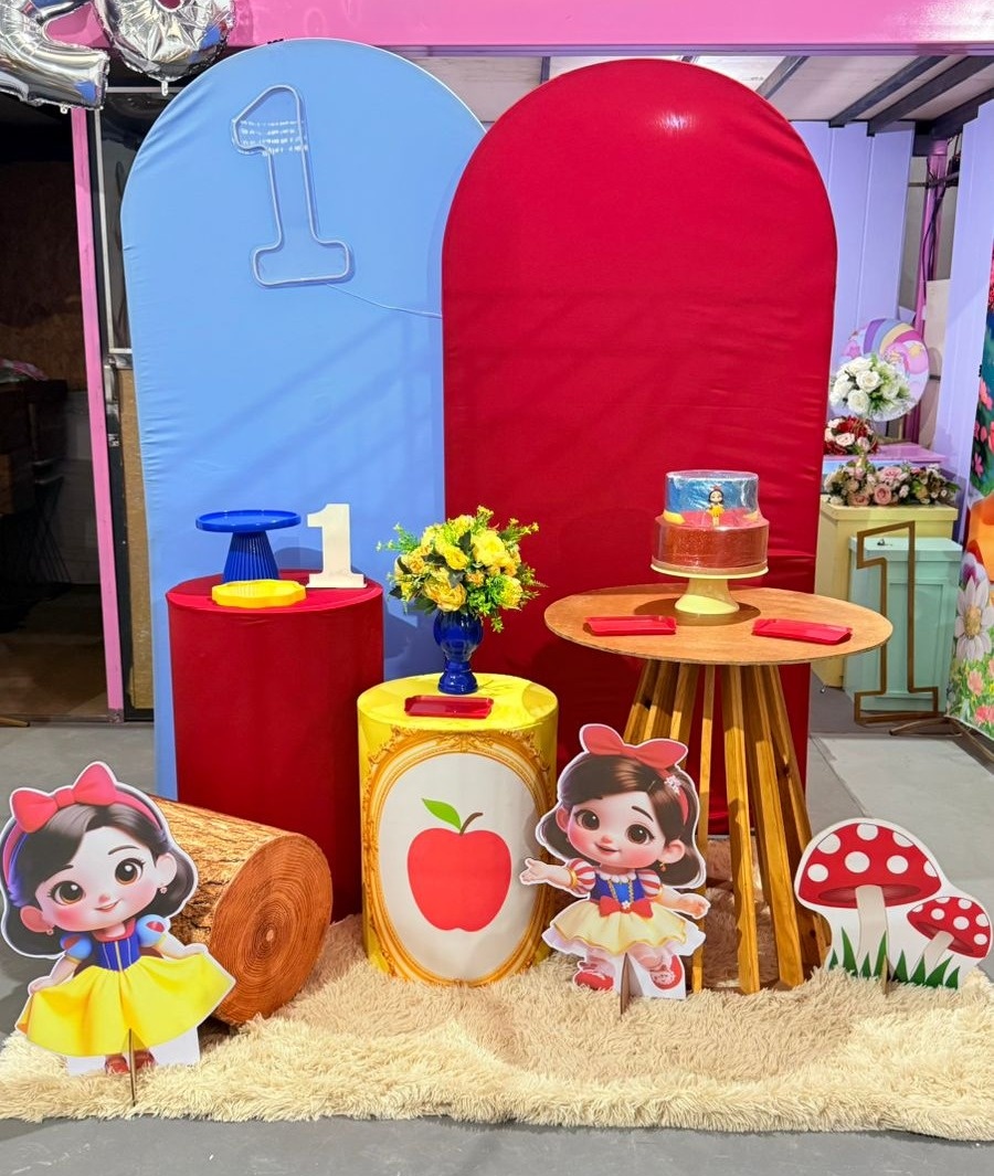 Romano Azul E Vermelho + Rustica G+ Idade Em Led  (Branca de Neve) - suh pegue monte 
