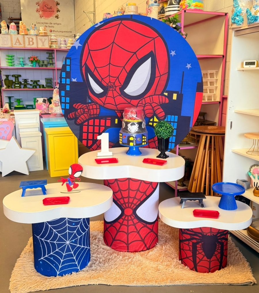 Homem Aranha Baby + Cilindro Organico  - suh pegue monte 