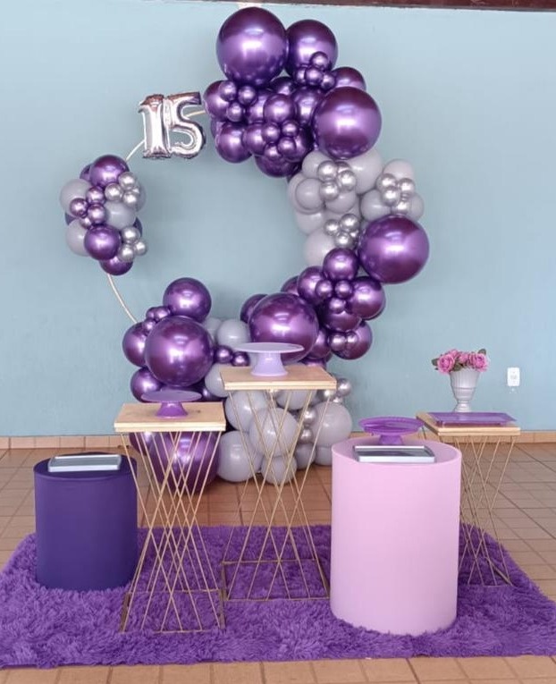 Redondo Minimalista + Trançadas ( Roxo) - suh pegue monte 