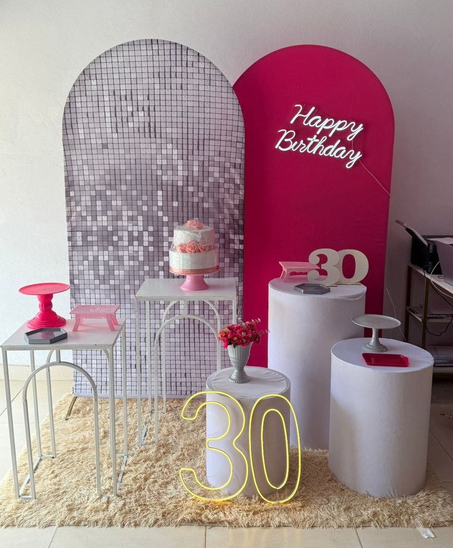 Romanos Prata, Pink + Meia Lua + Idade Em Led + Happy - suh pegue monte 