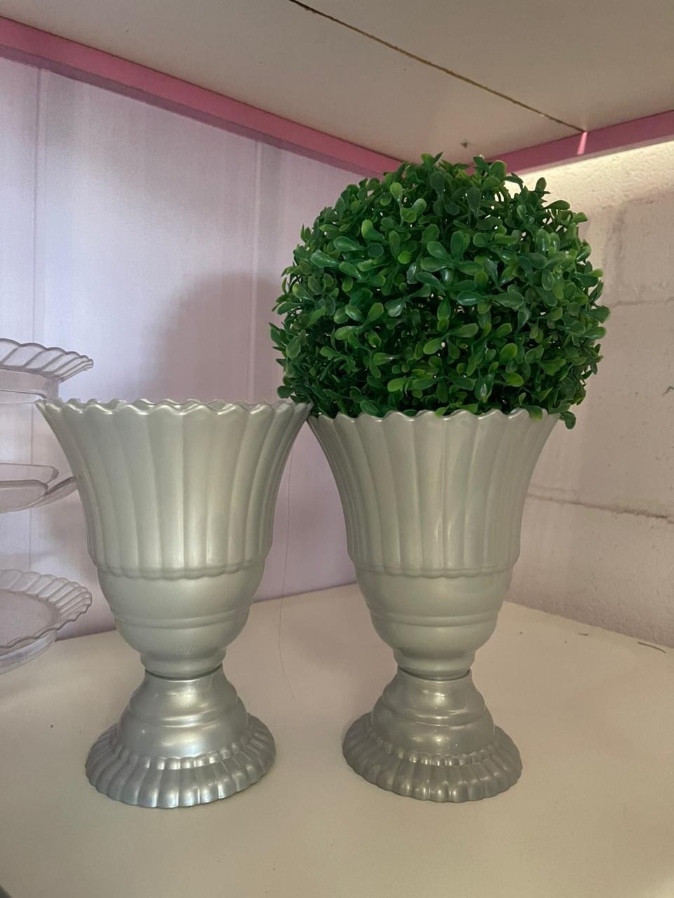Vasinho Cinza Com Buchinha/Flor      - suh pegue monte 