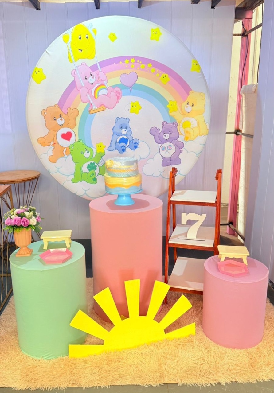 Ursinhos Carinhosos+ Escadinha E Display Solzinho  - suh pegue monte 