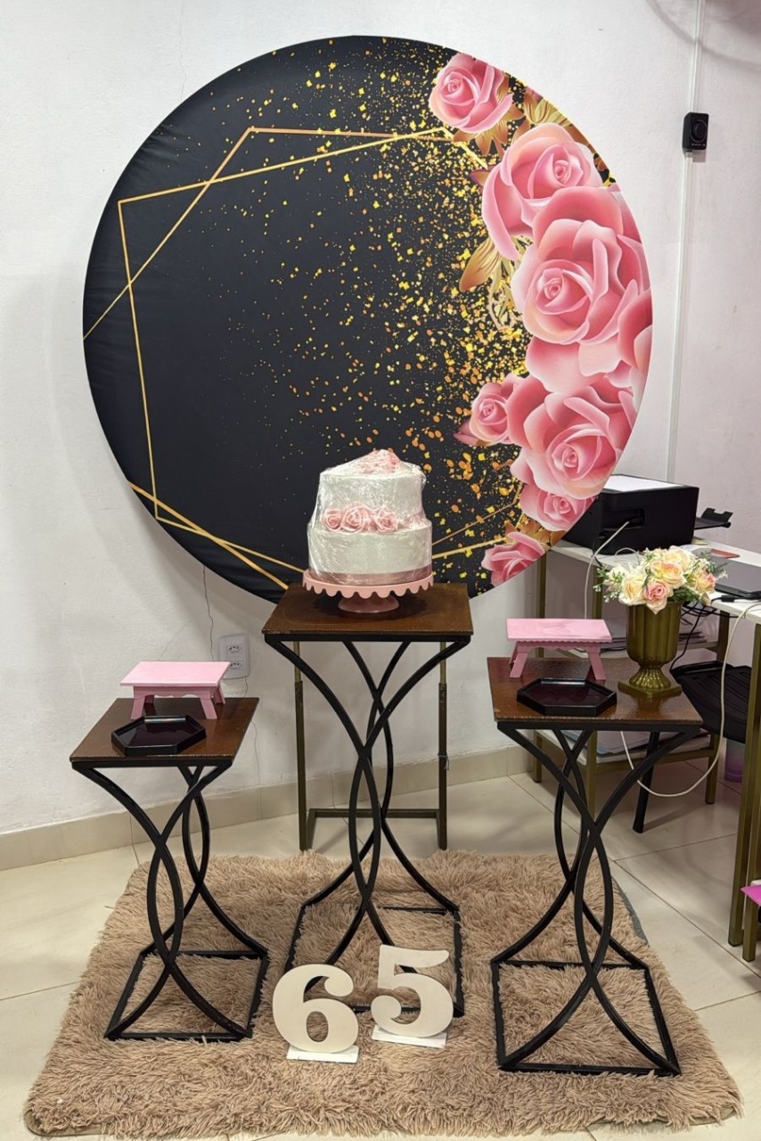 Flores Painel Preto + Tx Preta - suh pegue monte 