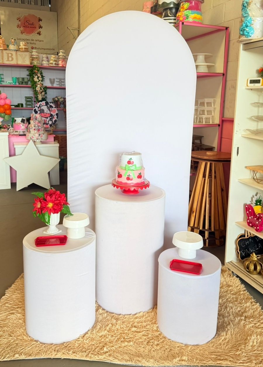 Romano Branco + Cilindro Branco  (Vermelho ) - suh pegue monte 