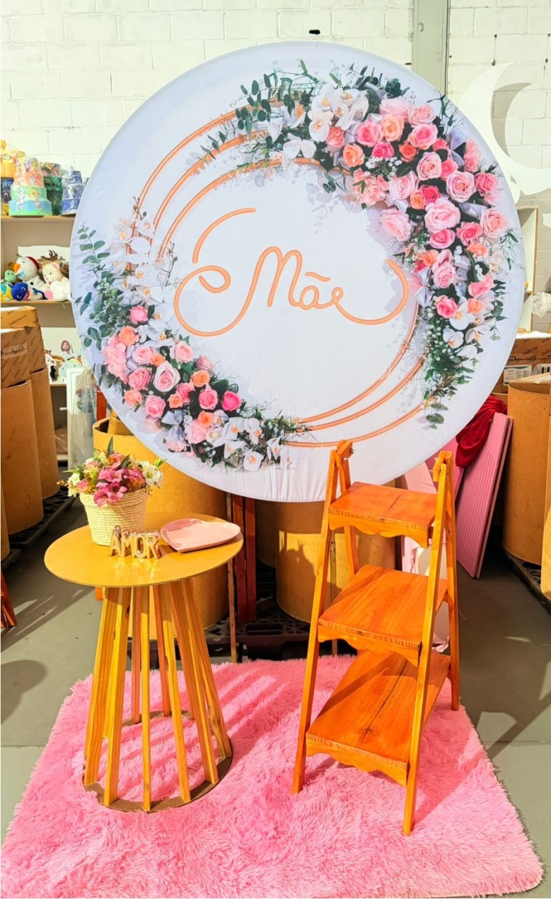Feliz Dia das Mães 3 Flores  + Escadinha  - suh pegue monte 
