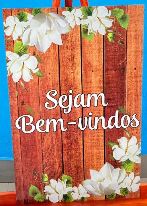 Placa´´ Sejam Bem Vindos`` - suh pegue monte 