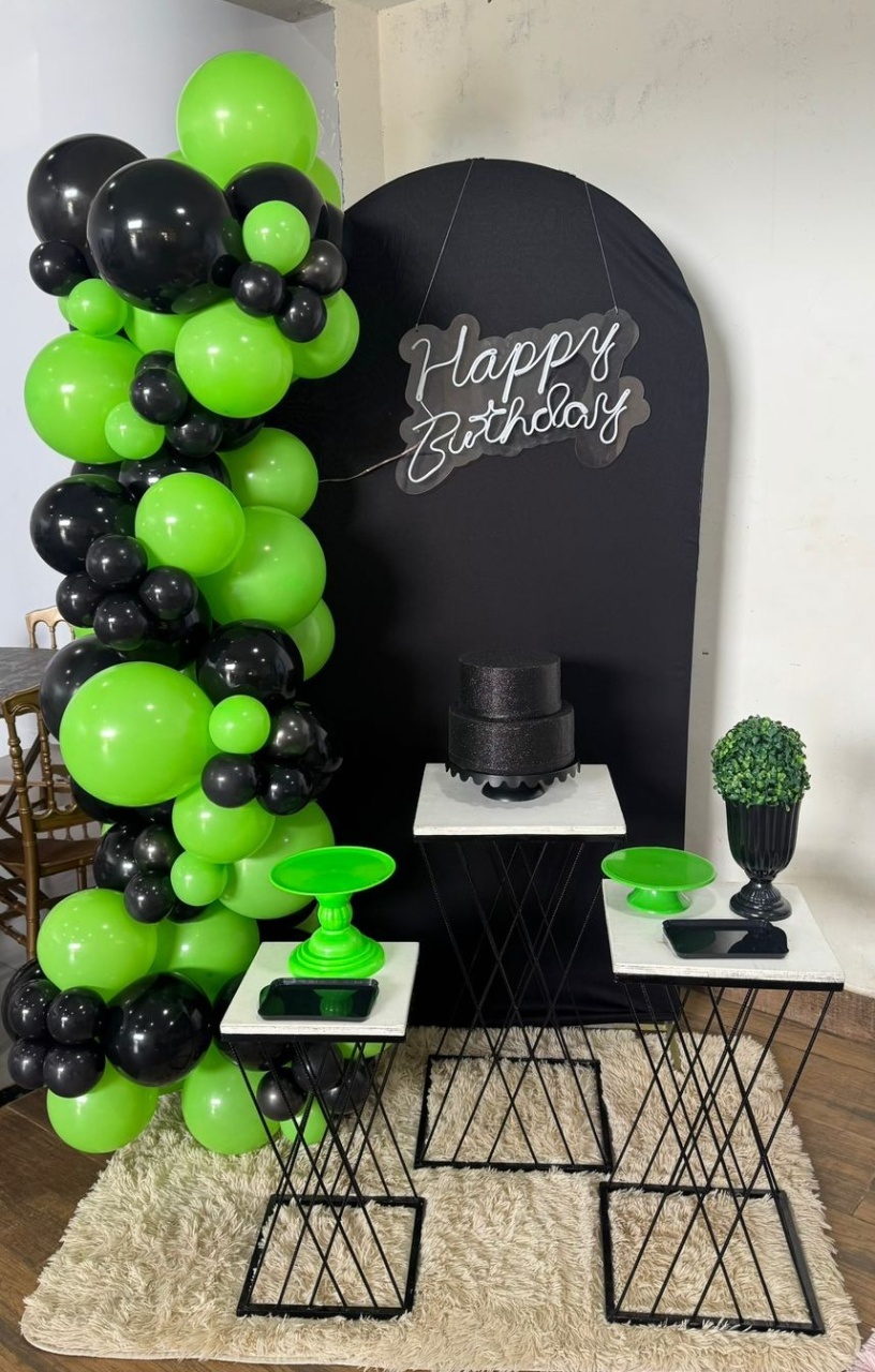Romano Preto Com Detalhes Verde  + Trançada Preta  - suh pegue monte 