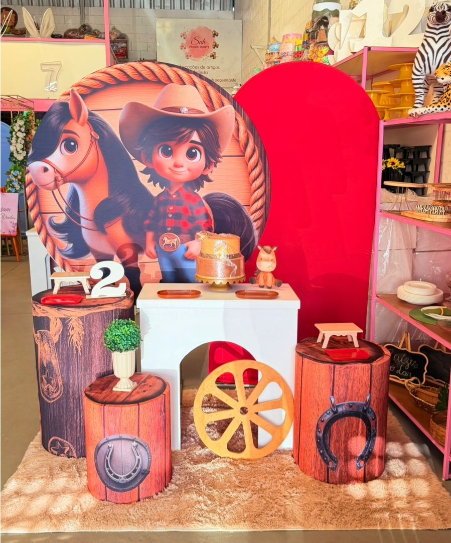 Country Infantil Menino + Romano Vermelho E Bomber Mesa U    - suh pegue monte 