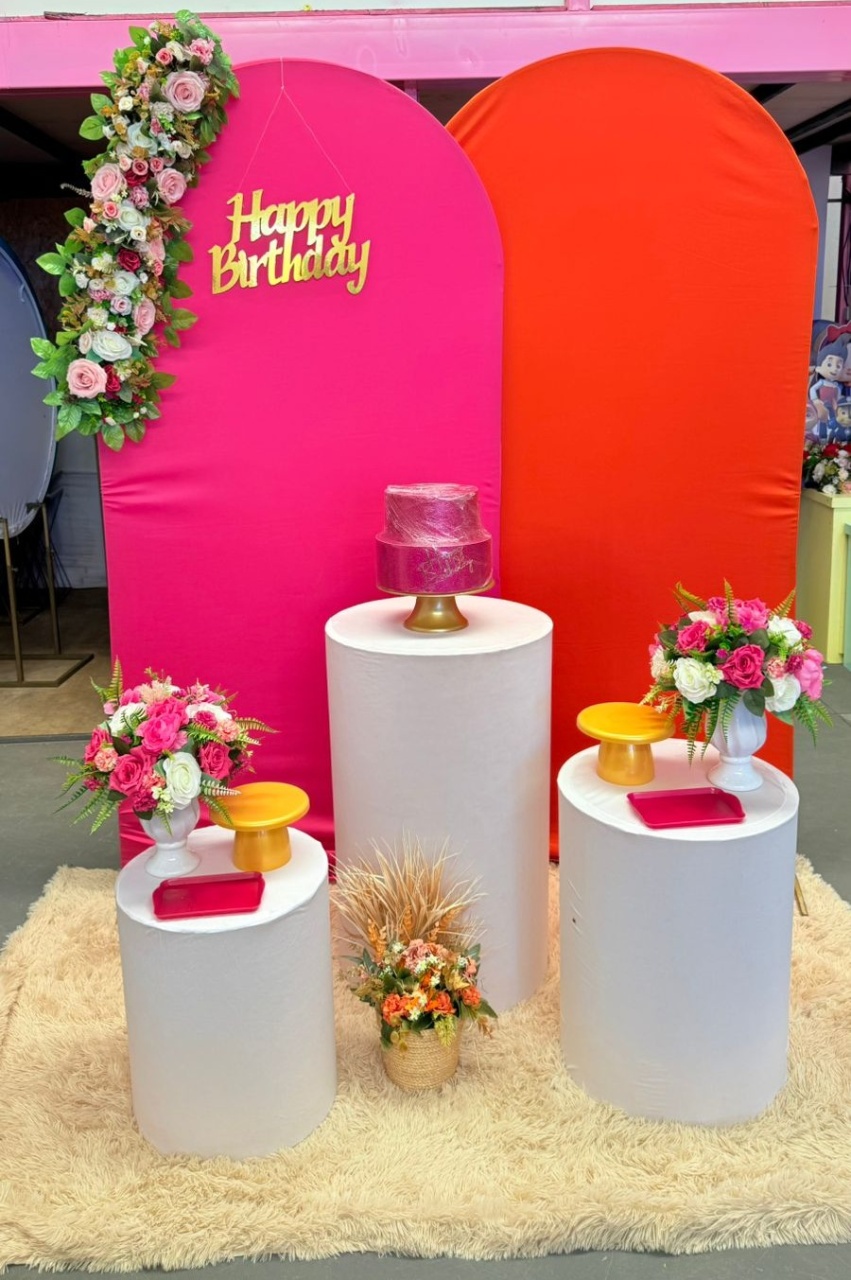 Romano Pink E Laranja  + Arranjo + Happy Mdf    - suh pegue monte 