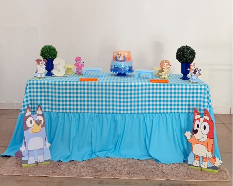 Mesa Maleta Com Forraçao (Bluey Menino) - suh pegue monte 