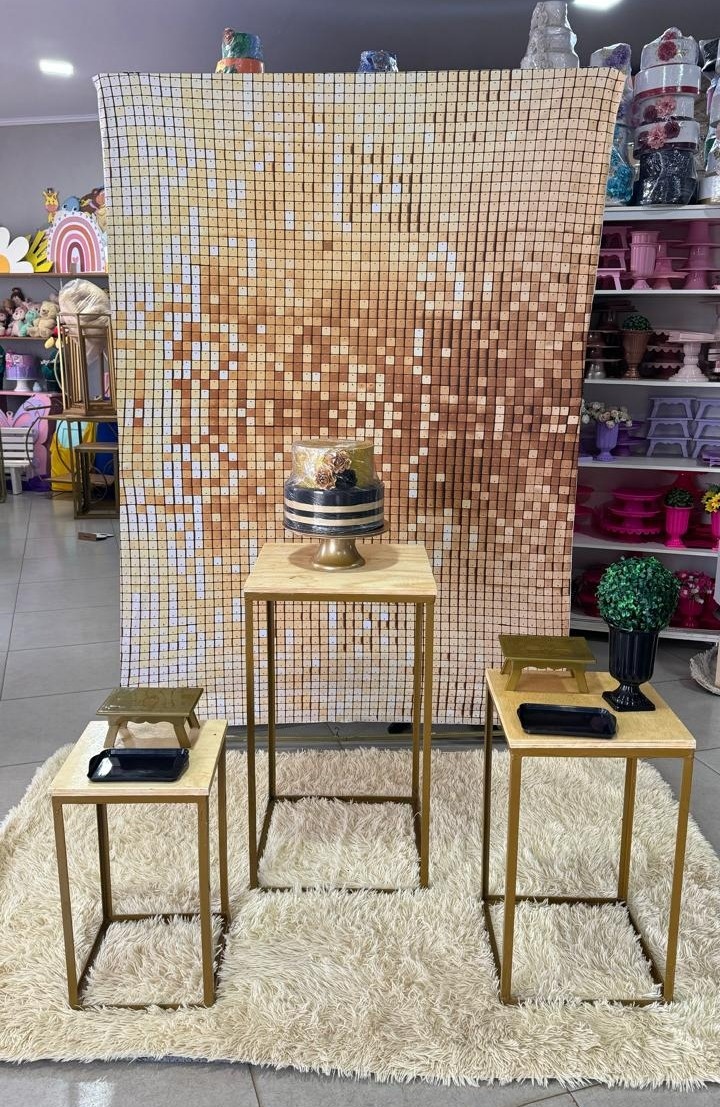 Retangular Dourado + Dourada  - suh pegue monte 