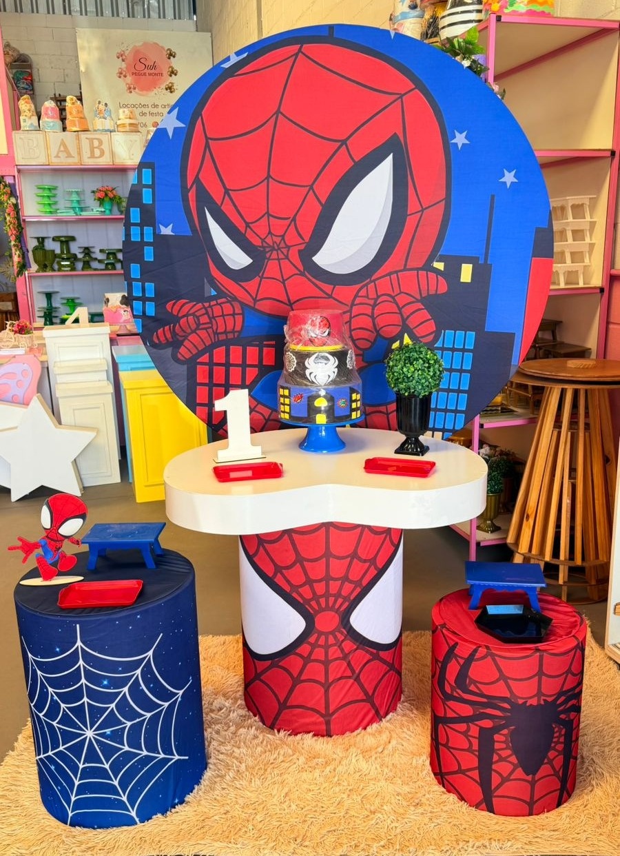 Homem Aranha Baby + Cilindro Organico - suh pegue monte 