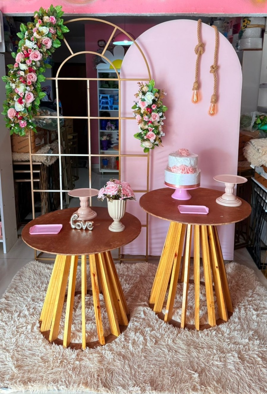Painel Janela + Romano Rosa Bebe + Rustica G + Luz - suh pegue monte 
