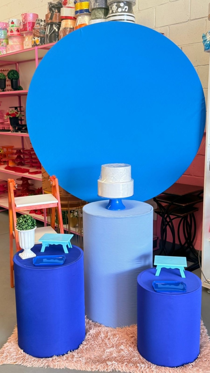 Azul Céu+Cilindros + Escadinha - suh pegue monte 