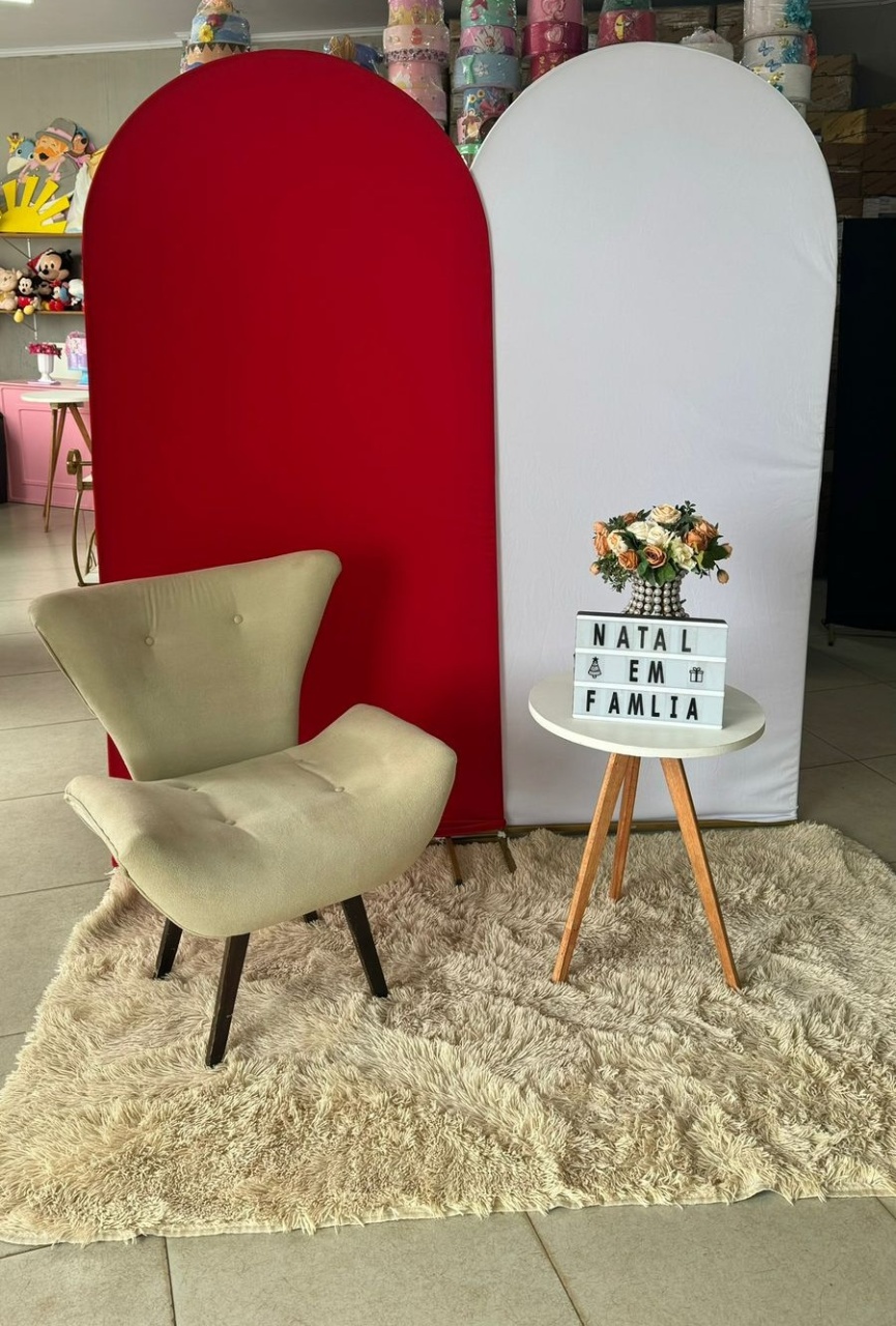 Romanos Vermelho E Branco    + Poltrona  ( Natal) - suh pegue monte 