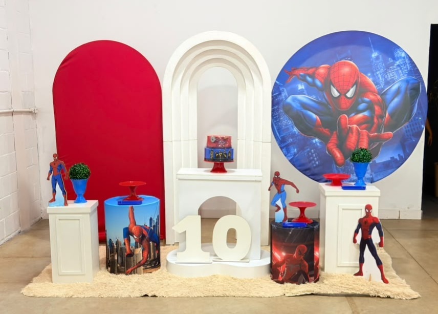 Homem Aranha + Portal 3D + Romano Azul Bebe + Mesa U - suh pegue monte 