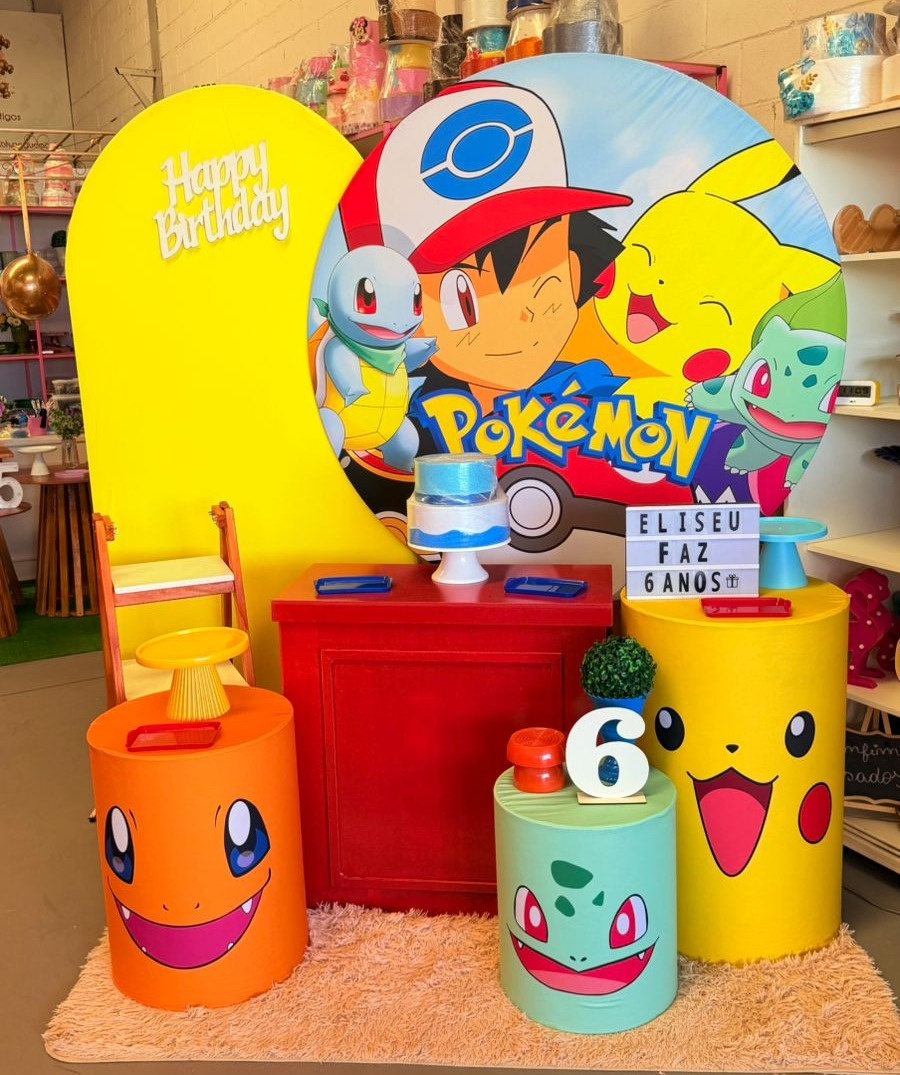 Pokemon + Romano Amarelo + Letreiro + Escadinha - suh pegue monte 
