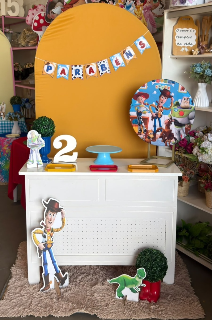 Romano Mostarda + Festa Na Mesa Toy Story Com Bomber - suh pegue monte 