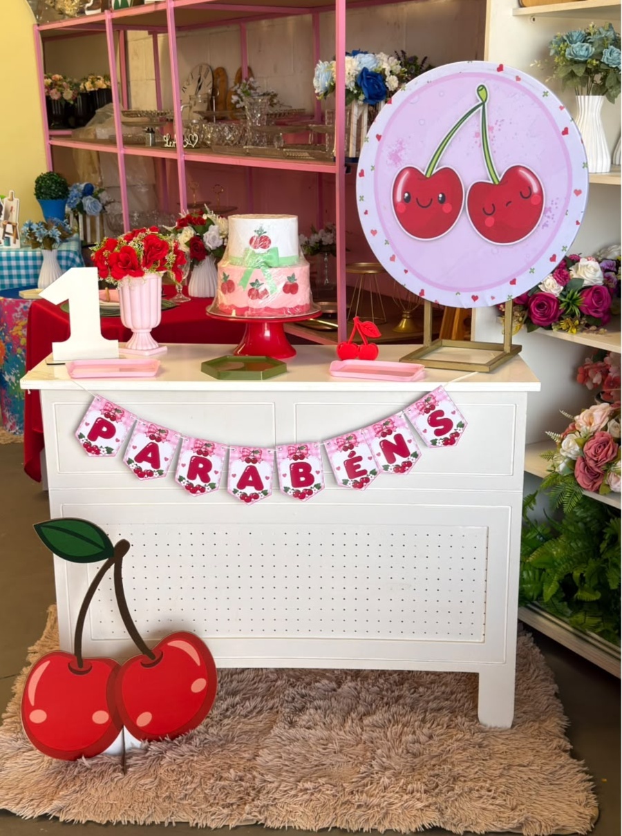 Festa Na Mesa Cerejinha + Bomber Com Display Cerejinha G - suh pegue monte 