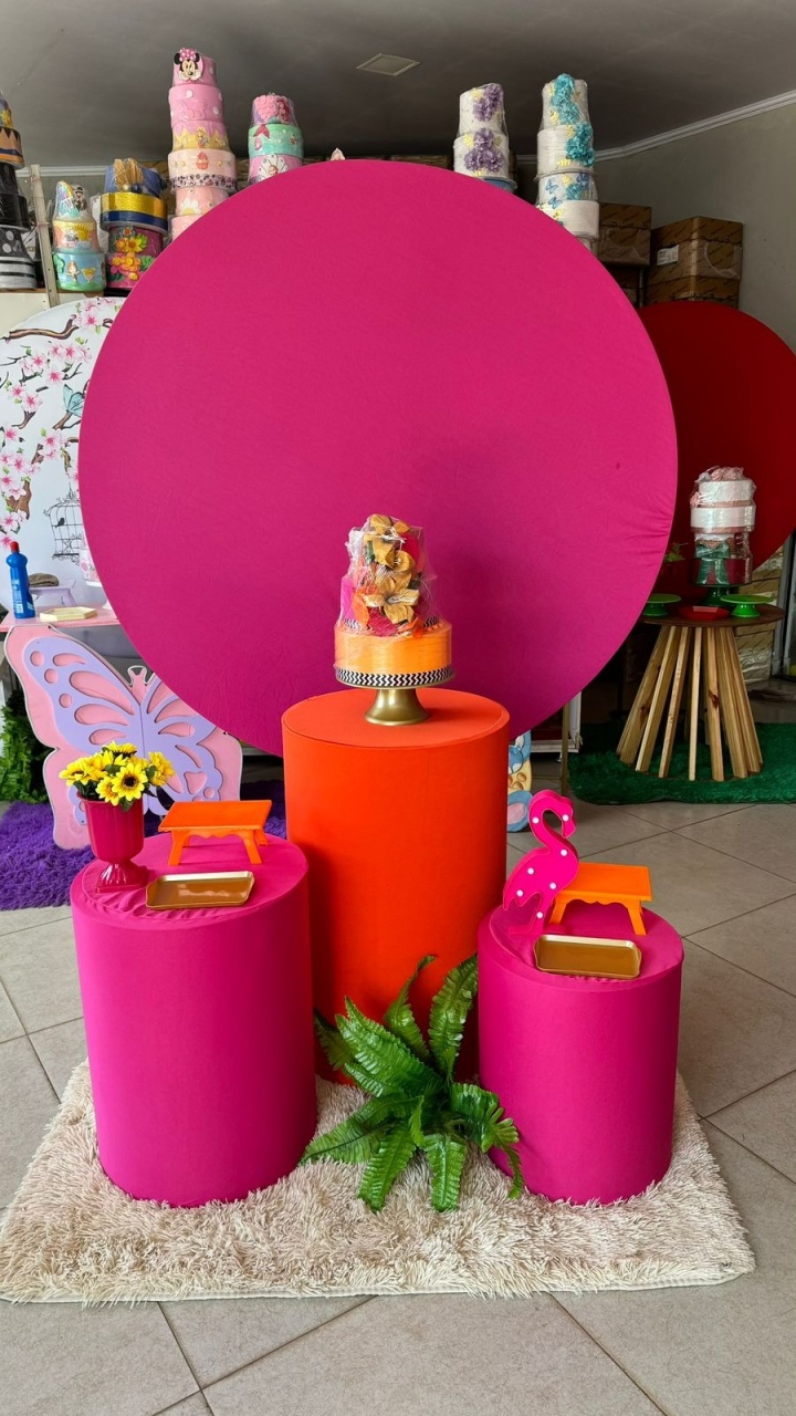 Redondo  Pink + Cilindros  - suh pegue monte 