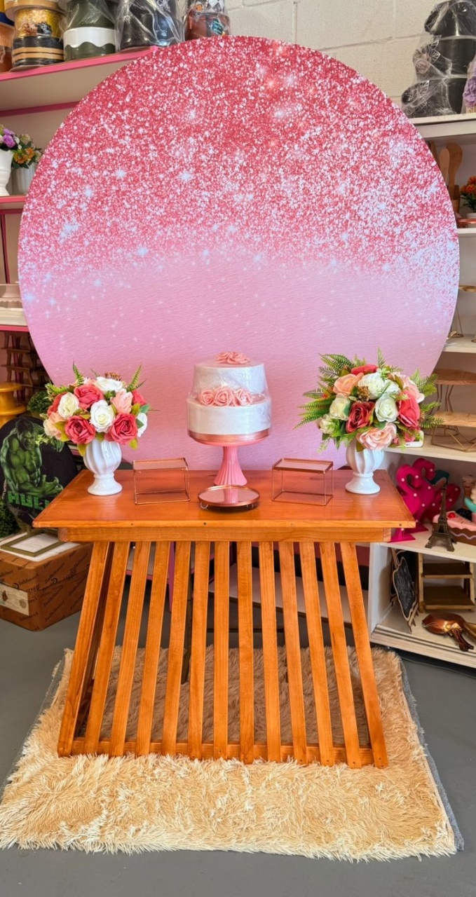Rosa Glitter + Mesa G Rustica 4 - suh pegue monte 