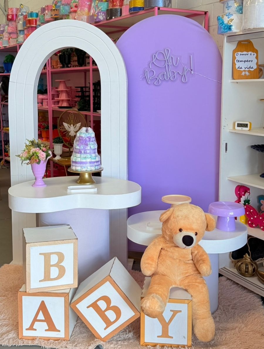 Romano Lilas + Romano Portal+ Cubos E Urso+ Led  - suh pegue monte 