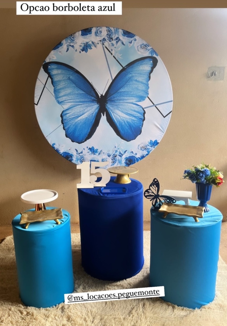 Borboleta Azul + Cilindros  - suh pegue monte 