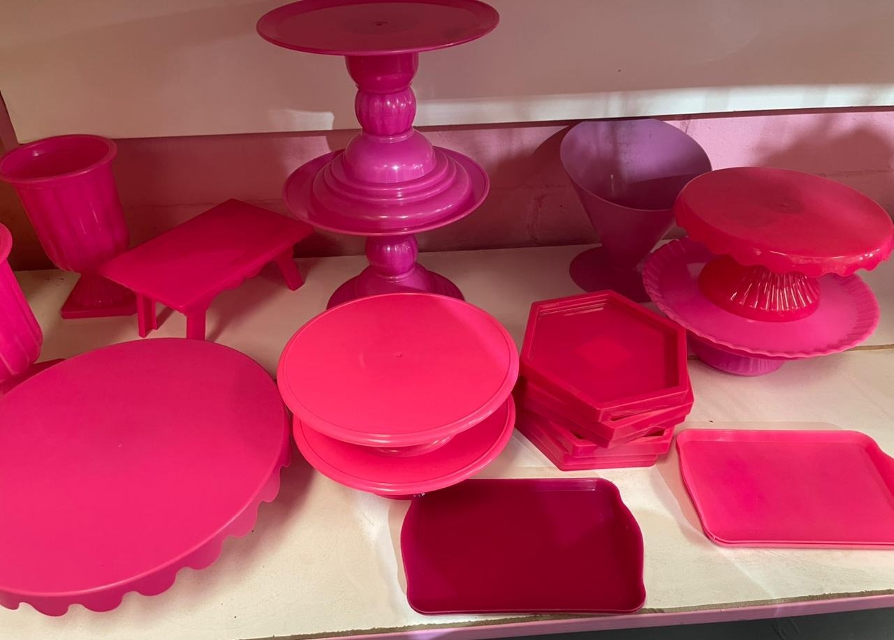 Bandeijas de Doces Pink - suh pegue monte 