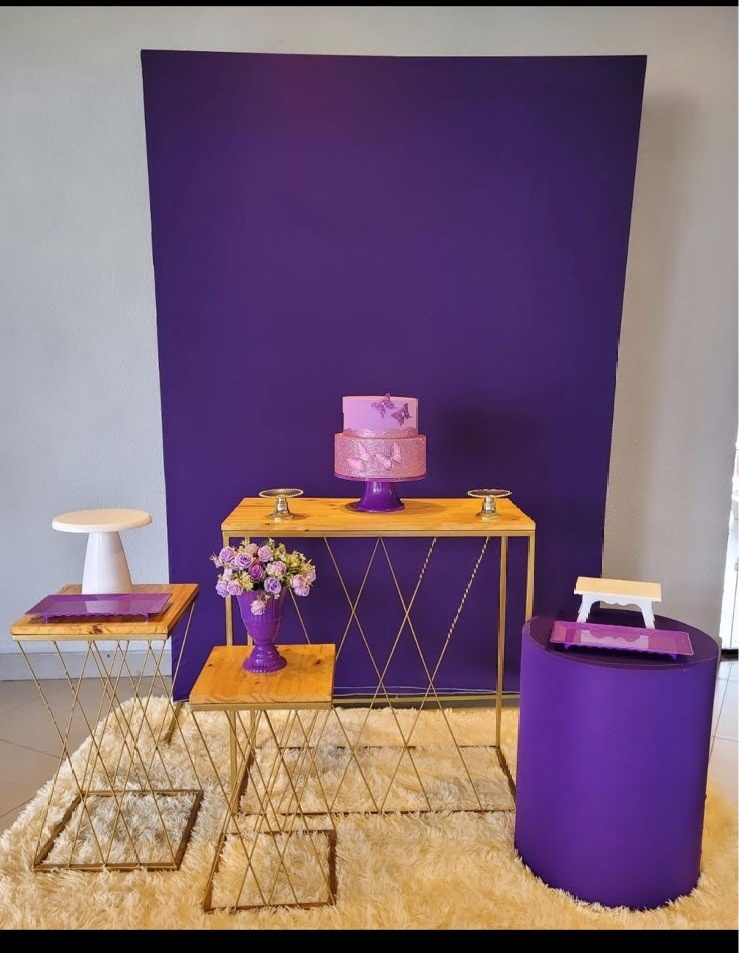 Retangular Roxo + Trançada G  - suh pegue monte 