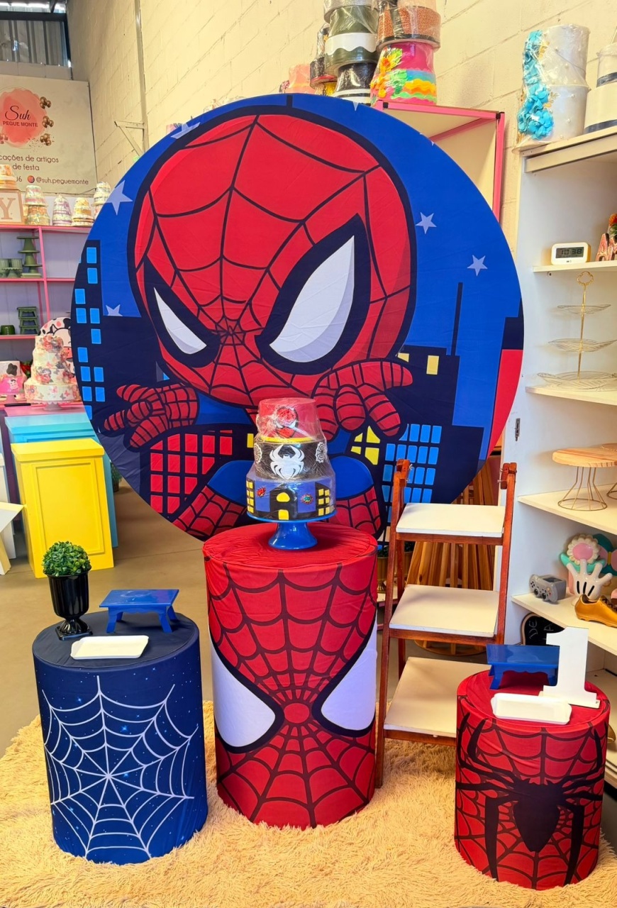 Homem Aranha Baby + Escadinha - suh pegue monte 