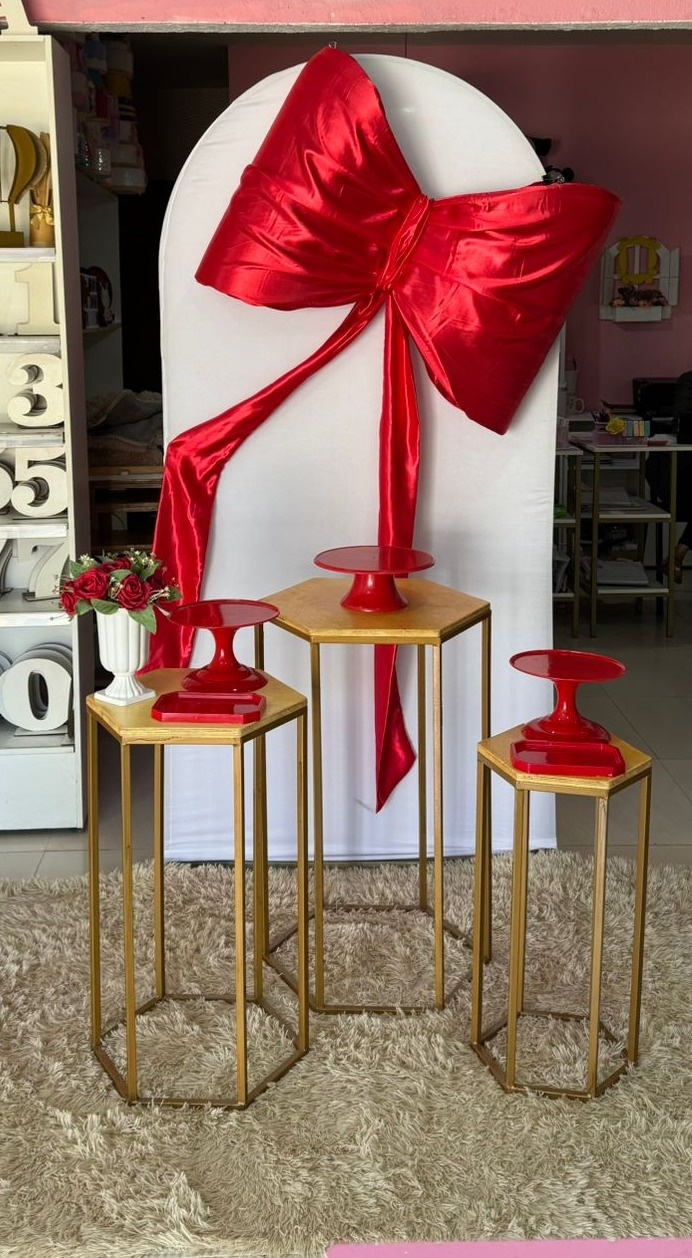 Romano Branco + Sextavadas Laço G Vermelho  - suh pegue monte 