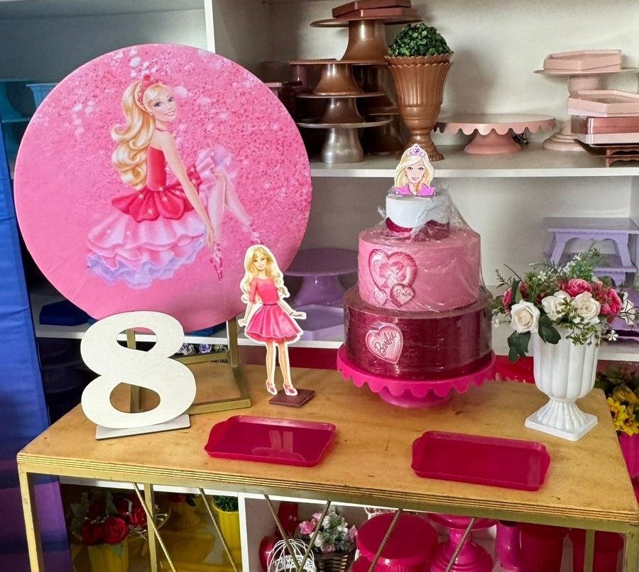 Festa Na Mesa Barbie  - suh pegue monte 