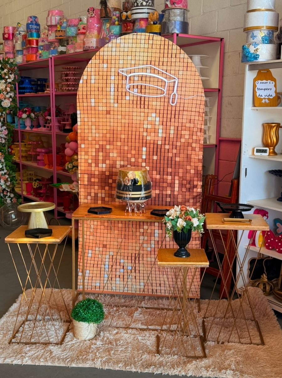 Romano Dourado + Kit Trançada  + Led   - suh pegue monte 