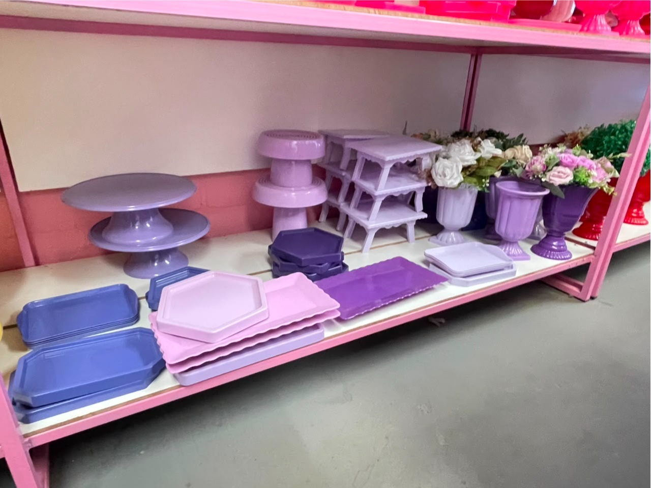 Bandeijas de Doces Lilas E Roxo - suh pegue monte 