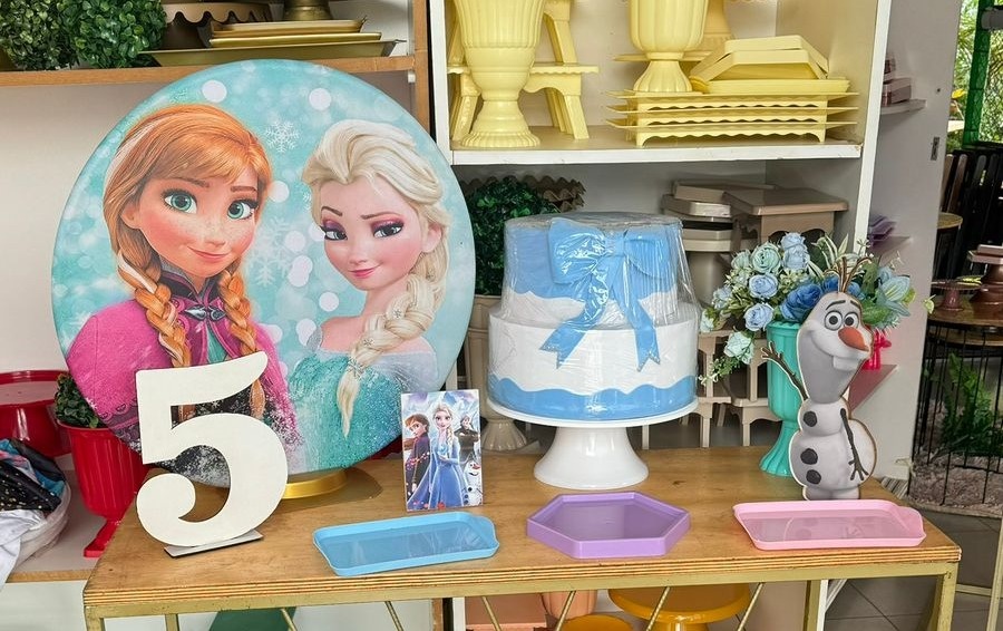 Festa Na Mesa Frozen - suh pegue monte 