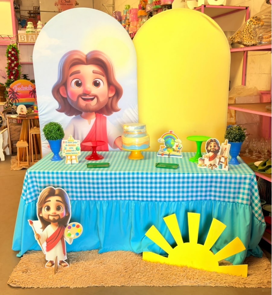 Romano Jesus + Amarelo Candy + Mesa Maleta Com Forro Azul ( O Maior Pintor Do Mundo) - suh pegue monte 