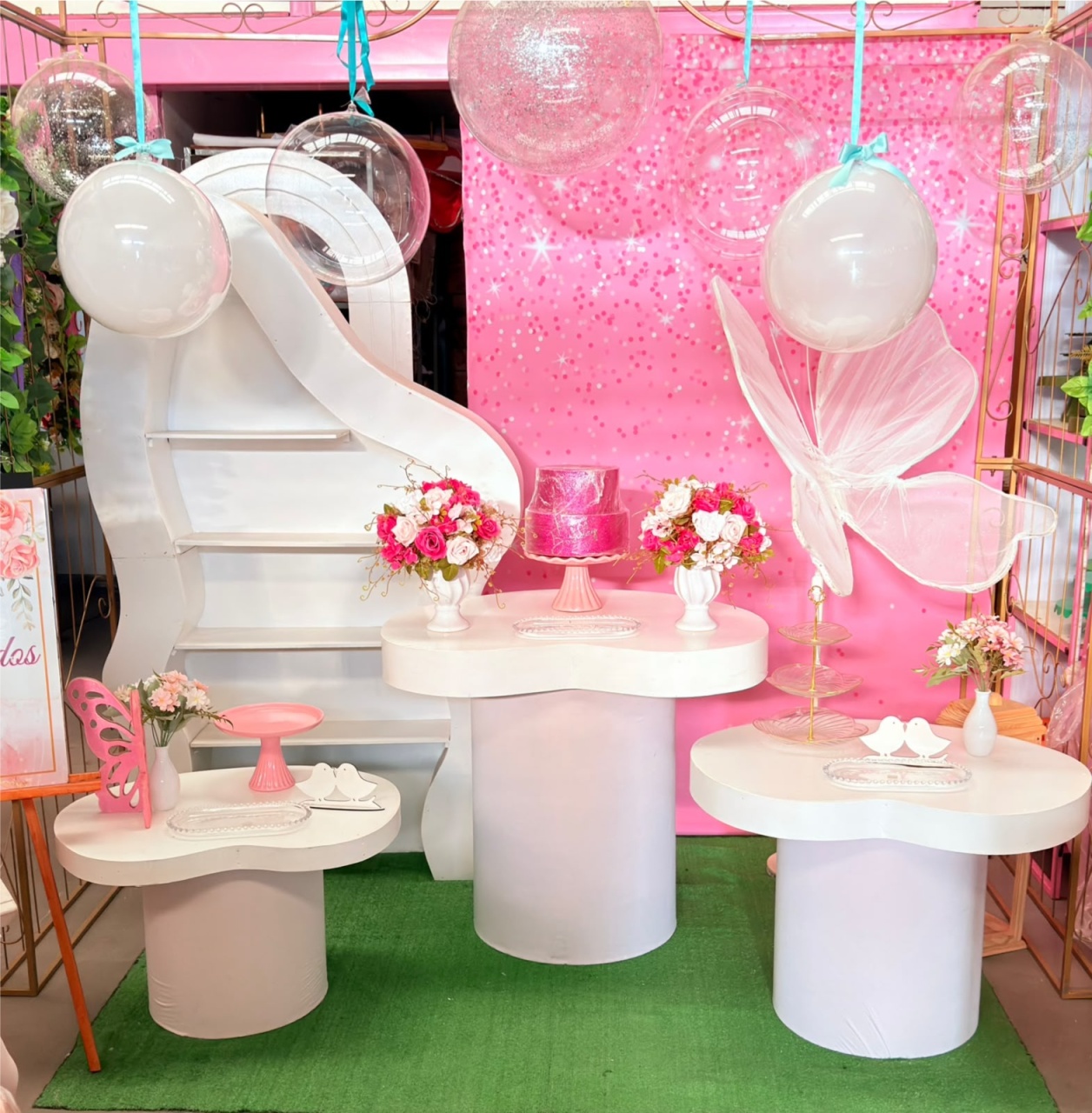 Retangular Glitter + Escadinha Organica - suh pegue monte 