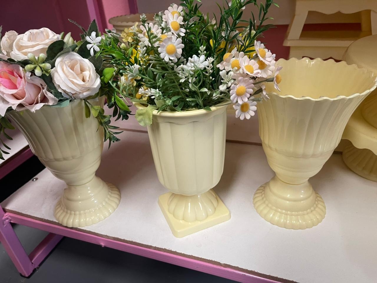 Vasinho Amarelo Kand Com Buchinha/Flor     - suh pegue monte 