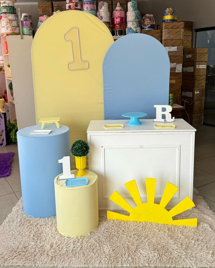 Romano Amarelo Kand + Azul Bebe  - suh pegue monte 