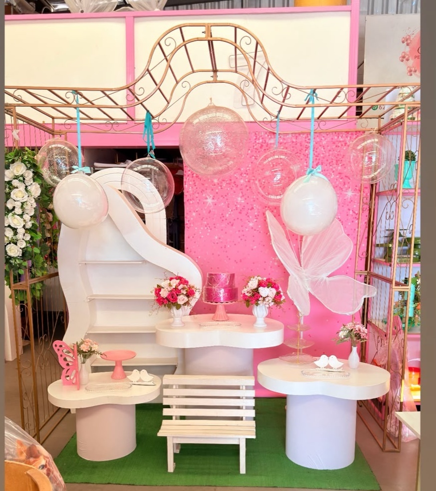 Retangular Glitter + Escadinha Organica + Gazebo - suh pegue monte 