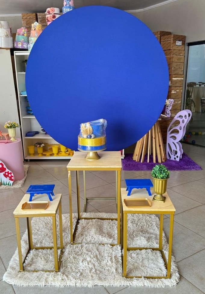 Azul Escuro + Douradas  - suh pegue monte 